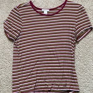 Forever 21 striped baby tee